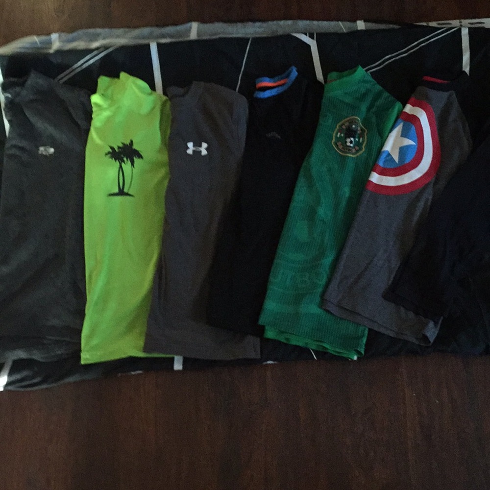 Set 6 pieces shirts boy size m 8 10 - Picture 3 of 11
